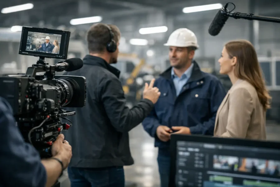 Industriefilm Produktion Ablauf verständlich erklärt