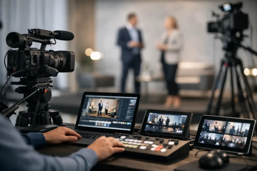 Livestream für Unternehmensveranstaltung planen