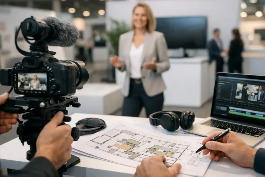 Messevideo für Aussteller richtig planen