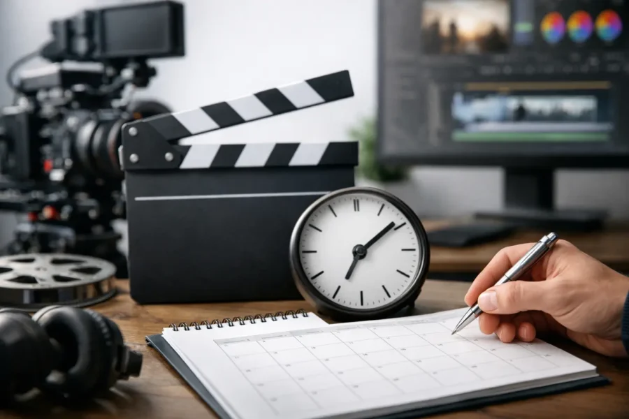 Wie lange dauert ein Imagefilm? Realistisch planen